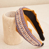 Yellow Knot Satin Headband