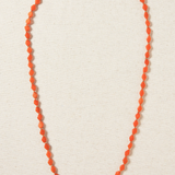 Collar Largo Resinas Naranja