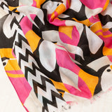 Printed Tucan Scarf Orange