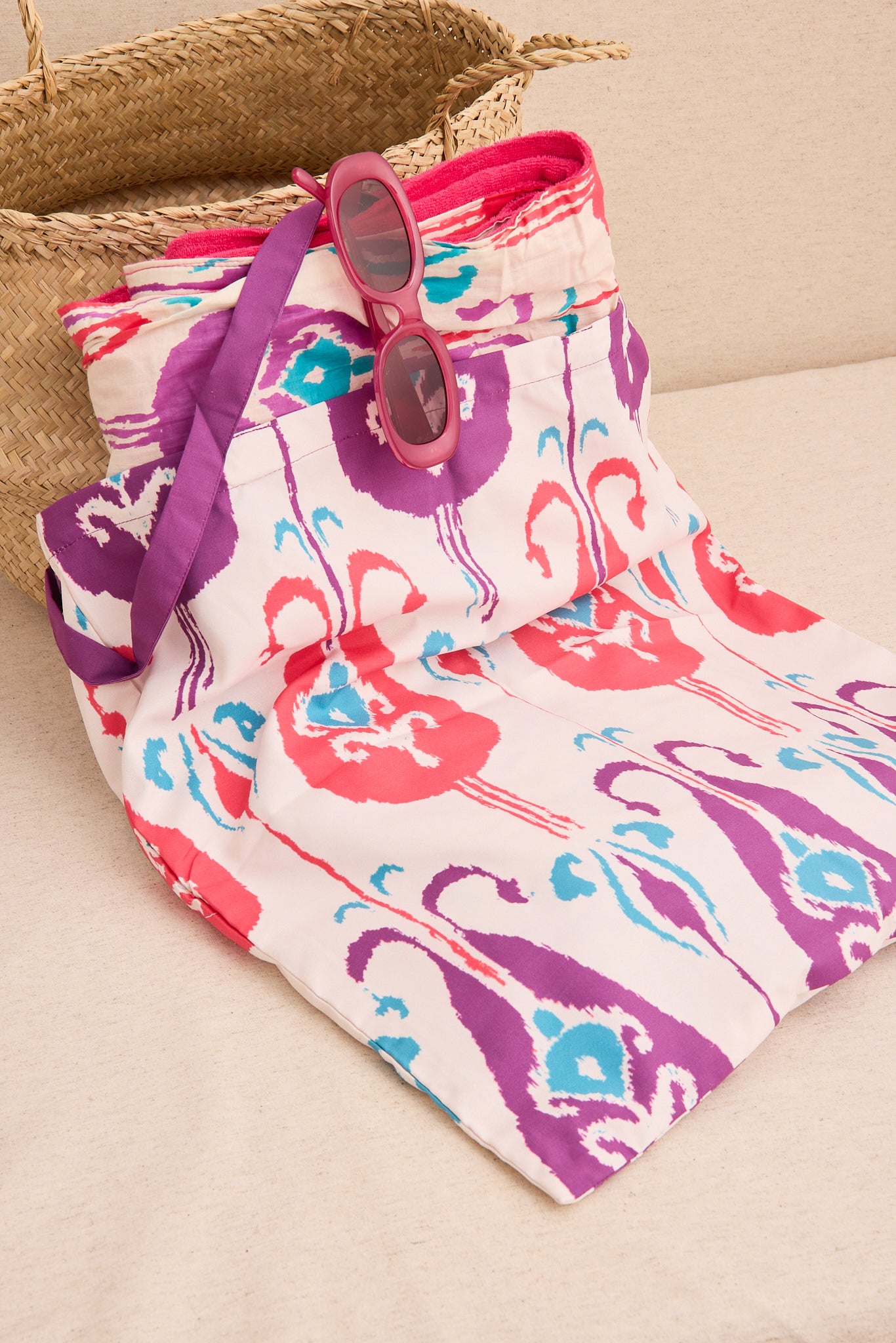 Toalla Pareo Boho Morado