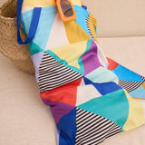 Toalla Estampado Geometrías Naranja