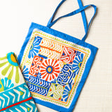 Toalla Estampado Flor Azul