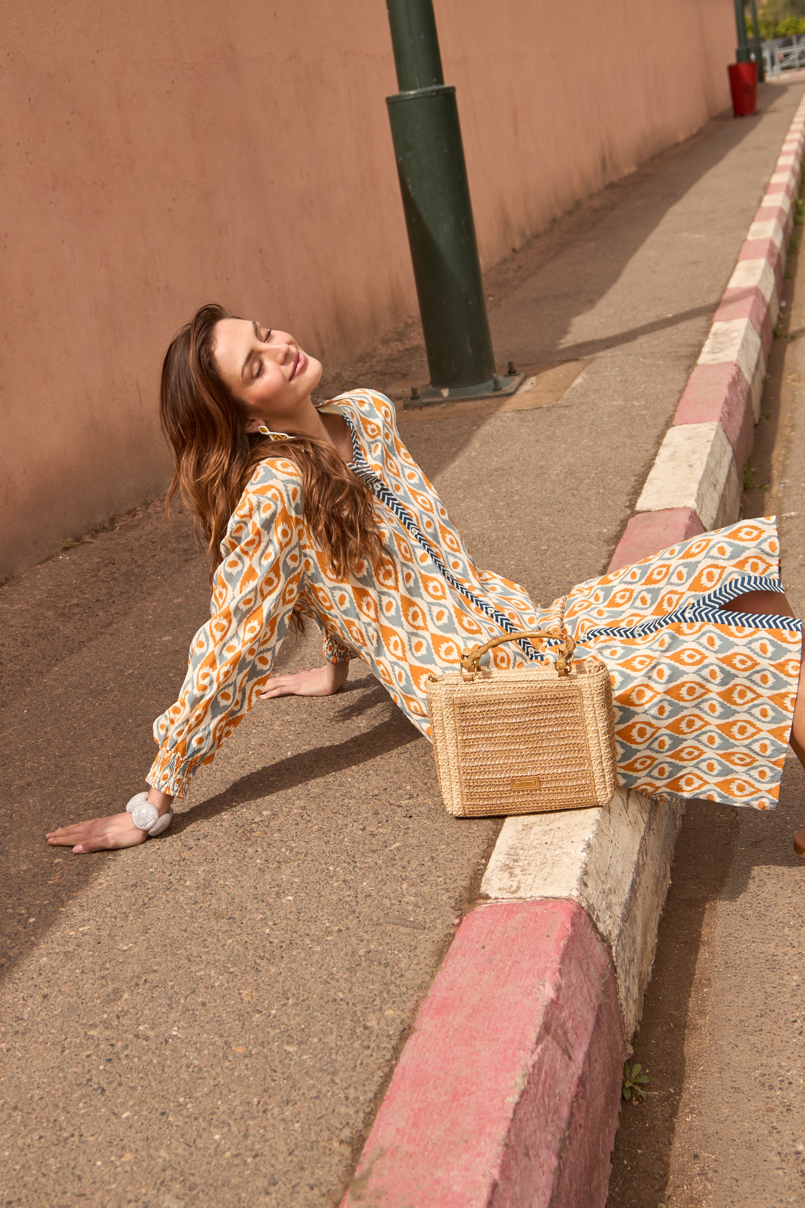 Vestido Kurta Amebas Amarillo