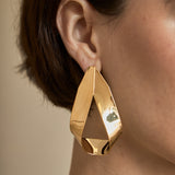 Gold Triangle Earring