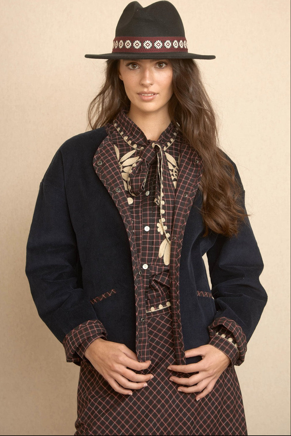 Chaqueta de Pana Azul