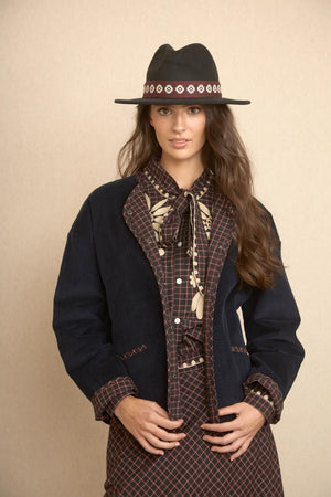 Chaqueta de Pana Azul