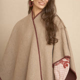 Orange Rectangle Poncho