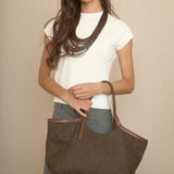 Bolso Shopper Espiga Chocolate