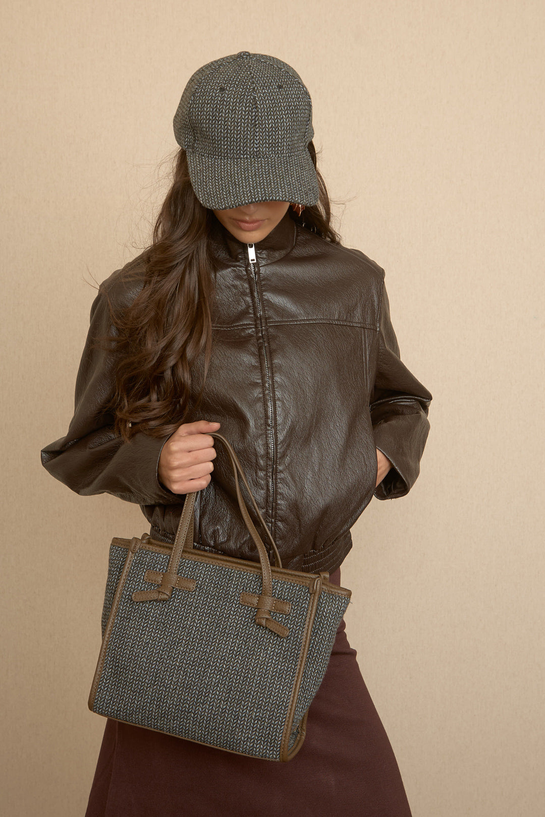 Bolso Tote Espiga Verde