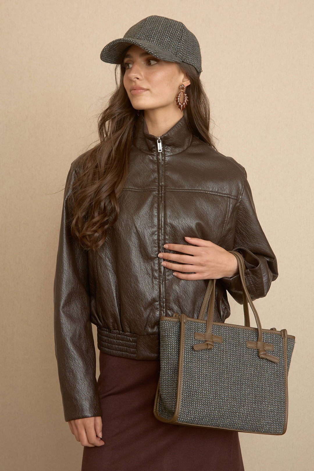 Bolso Tote Espiga Verde