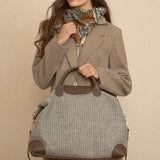 Bolso Viaje Tweed Grande Café