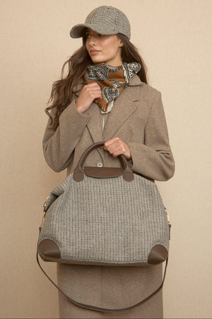 Bolso Viaje Tweed Grande Café